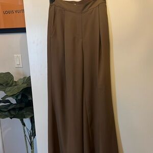 Spanx Cocoa color wide leg pants size small